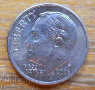 10 σεντ 2005 - ΗΠΑ (R) με τιμή 0.80 BGN | € 0.41