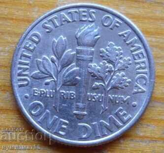 10 cenți 2007 - SUA (D)