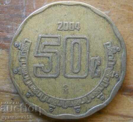 50 сентавос 2004 г - Мексико 50 сентавос 2004 г - Мексико