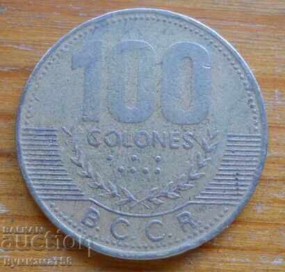 100 colones 1997 - Costa Rica 100 colones 1997 - Costa Rica
