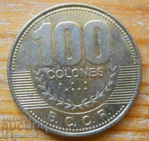 100 colones 2007 - Costa Rica 100 colones 2007 - Costa Rica