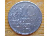 10 Centavos 1970 - Brazilia
