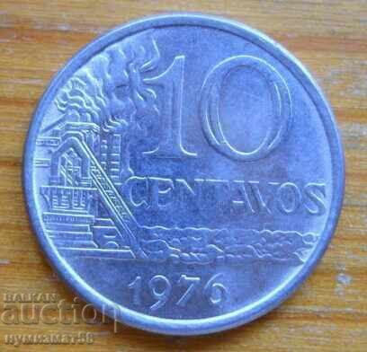10 Centavos 1976 - Brazilia