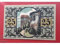 Bancnotă-Germania-Thuringia-Nordhausen-25 pfennig 1921