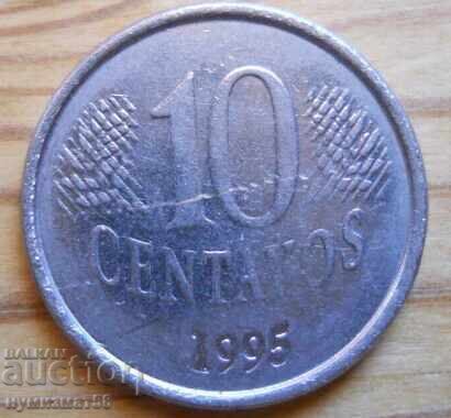 10 Centavos 1995 - Brazilia