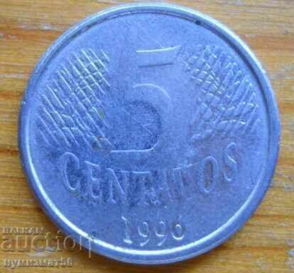 5 centavos 1996 - Brazil