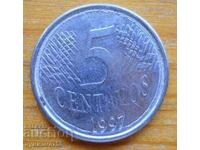 5 сентавос 1997 г  - Бразилия