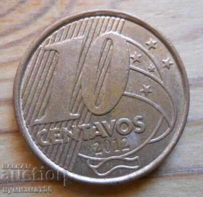 10 centavos 2012 - Βραζιλία