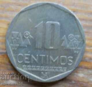 10 centimos 2005 - Peru 10 centimos 2005 - Peru