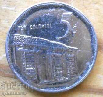 5 Centavos 2013 - Cuba