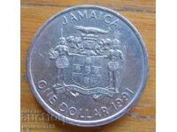 1 δολάριο 1991 - Τζαμάικα
