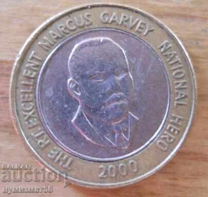 $20 2000 - Jamaica (bimetal) with price 3.50 BGN | € 1.79