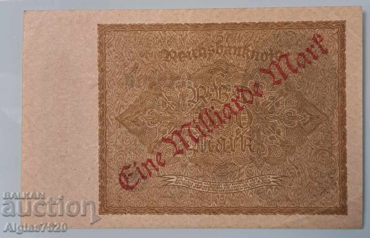 1 Billion German Reichsmarks UNC with price 20.00 BGN | € 10.23 1 Billion German Reichsmarks UNC with price 20.00 BGN | € 10.23