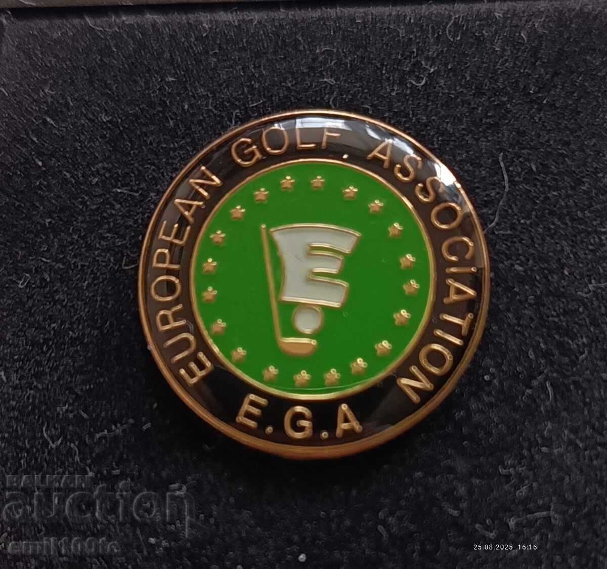 Значка- EGA Европейска голф асоциация с цена 9.00 лв. | € 4.60 Значка- EGA Европейска голф асоциация с цена 9.00 лв. | € 4.60