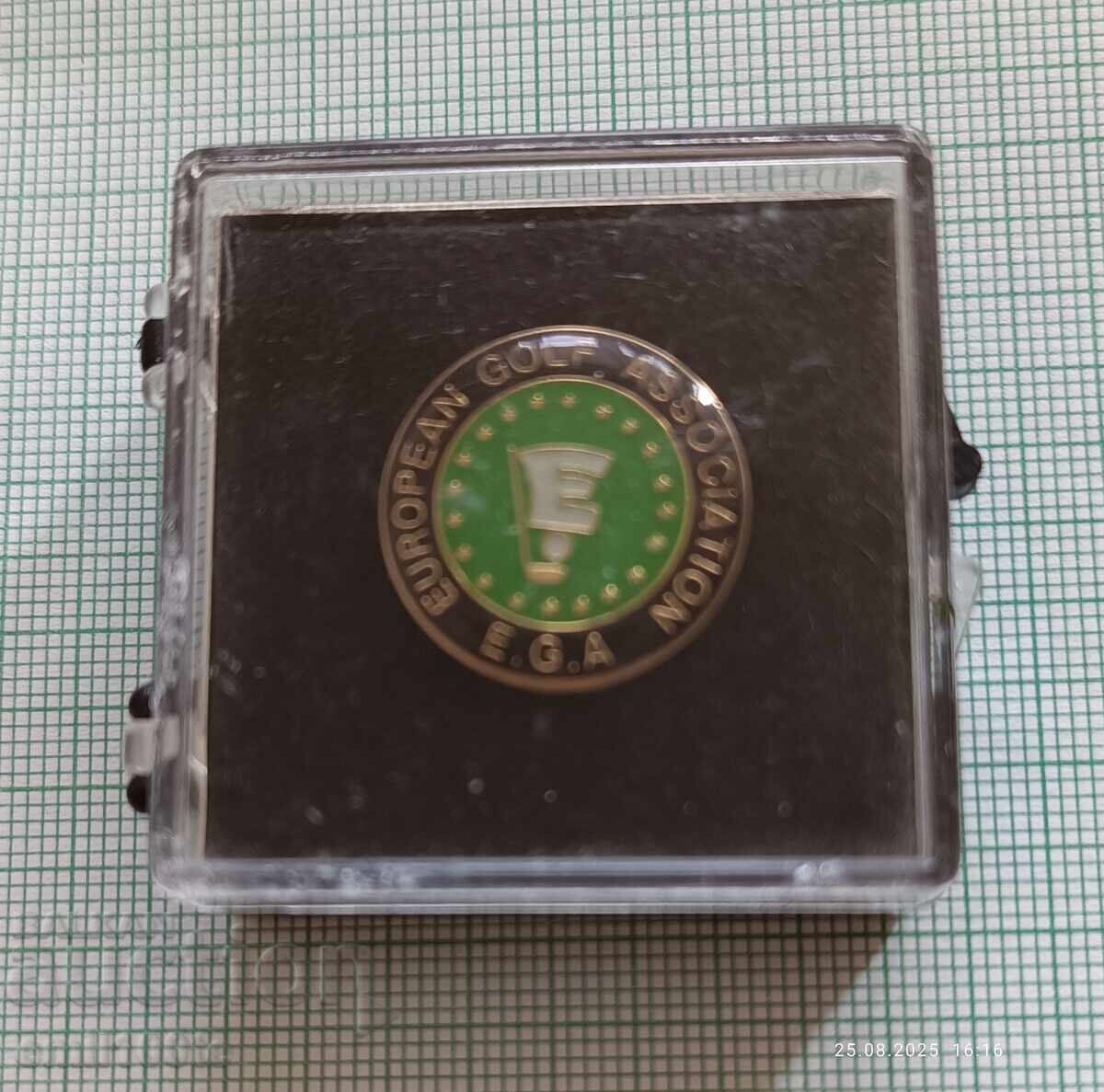 Значка- EGA Европейска голф асоциация Значка- EGA Европейска голф асоциация