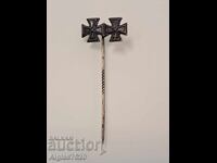 Оригинална значка на Вермахта/ изключително рядка с 2 кръста