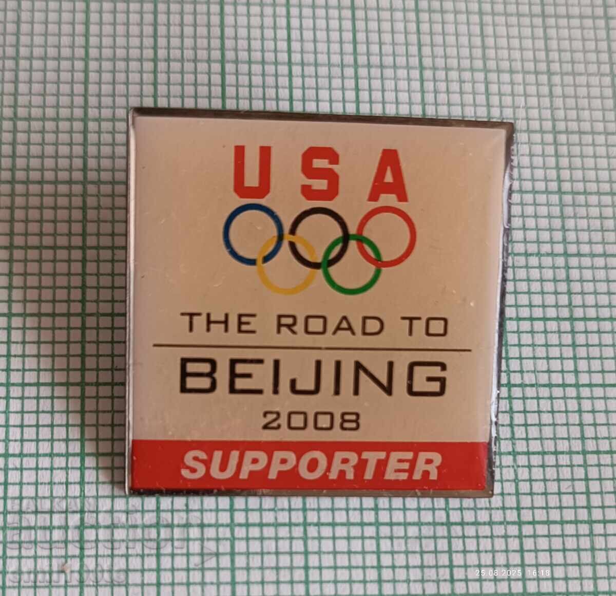 Значка- Отборът на САЩ за Олимпиадата в Пекин 2008 с цена 12.00 лв. | € 6.14
