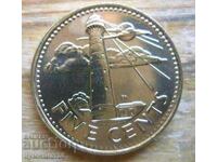 5 cenți 2012 - Barbados