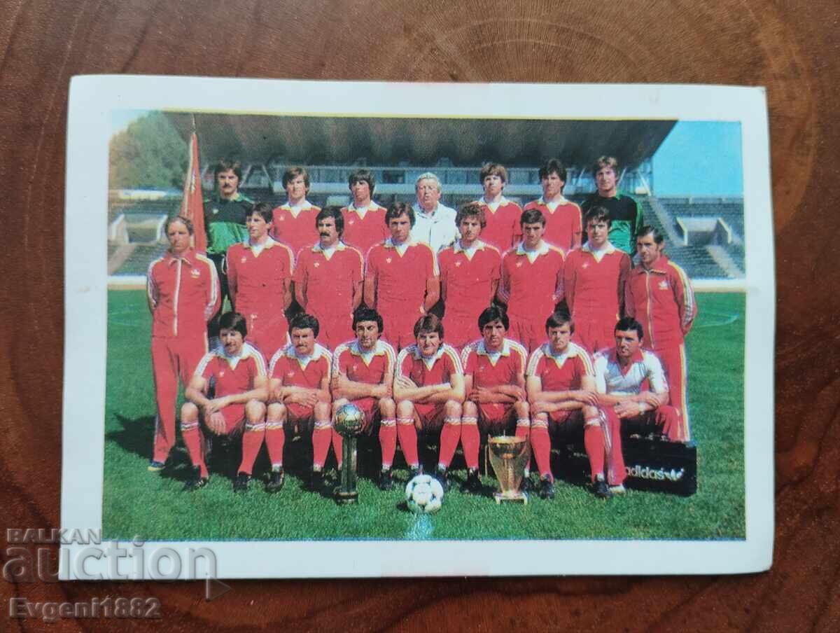 CSKA - Pocket Calendar 1984 Football