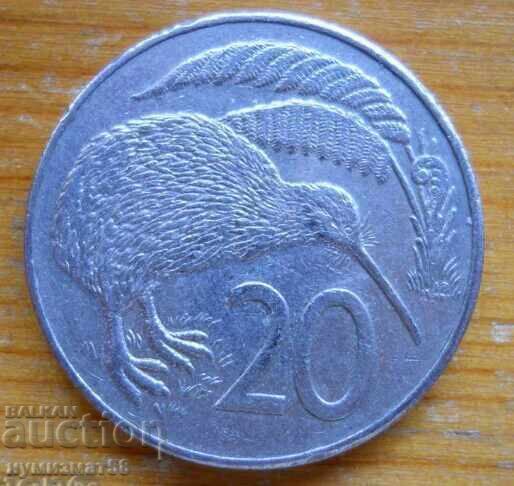 20 cents 1987 - New Zealand