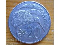 20 цента 1987 г  - Нова Зеландия