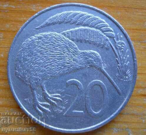 20 cents 1988 - New Zealand