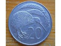 20 cents 1988 - New Zealand