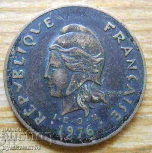 100 франка 1976 г - Нова Каледония с цена 8.00 лв. | € 4.09 100 франка 1976 г - Нова Каледония с цена 8.00 лв. | € 4.09