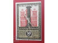 Bancnota-Germania-Hamburg-50 pfennig 1921