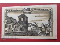 Bancnotă-Germania-Brandenburg-Strausberg-1/2 marcă 1921