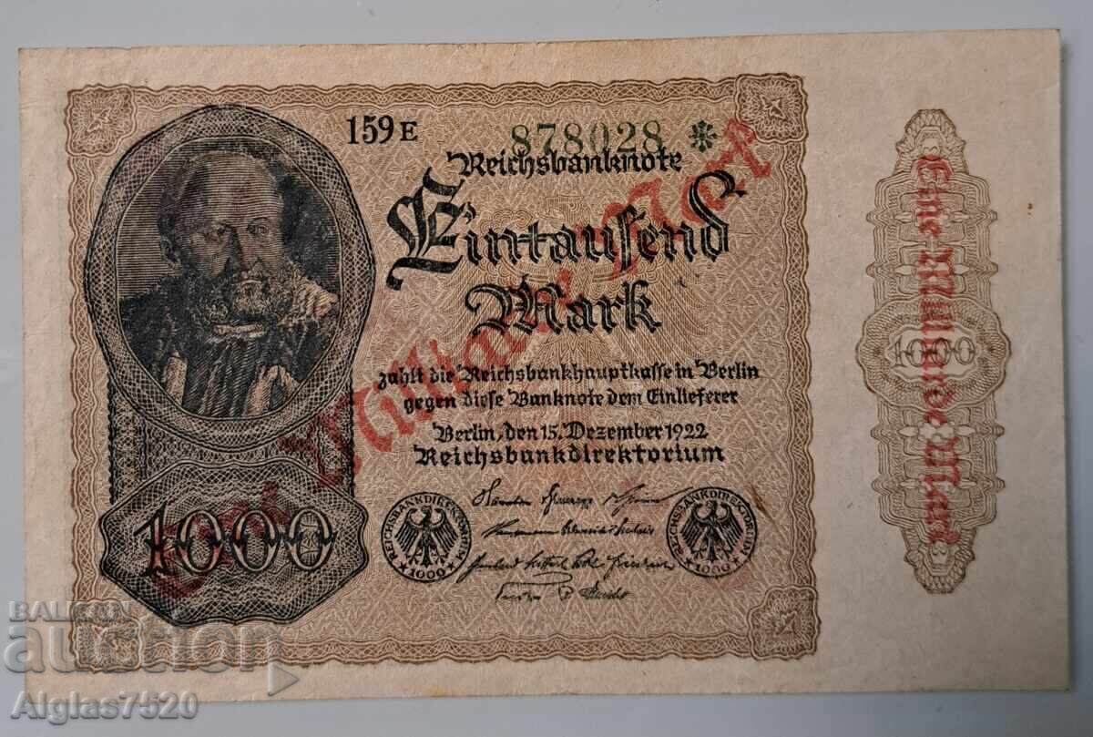 1 Billion German Reichsmarks UNC 1 Billion German Reichsmarks UNC