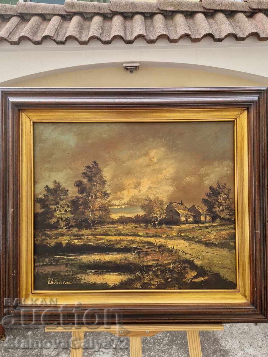 Auction  Unique Masterful Original Oil Painting on Canvas