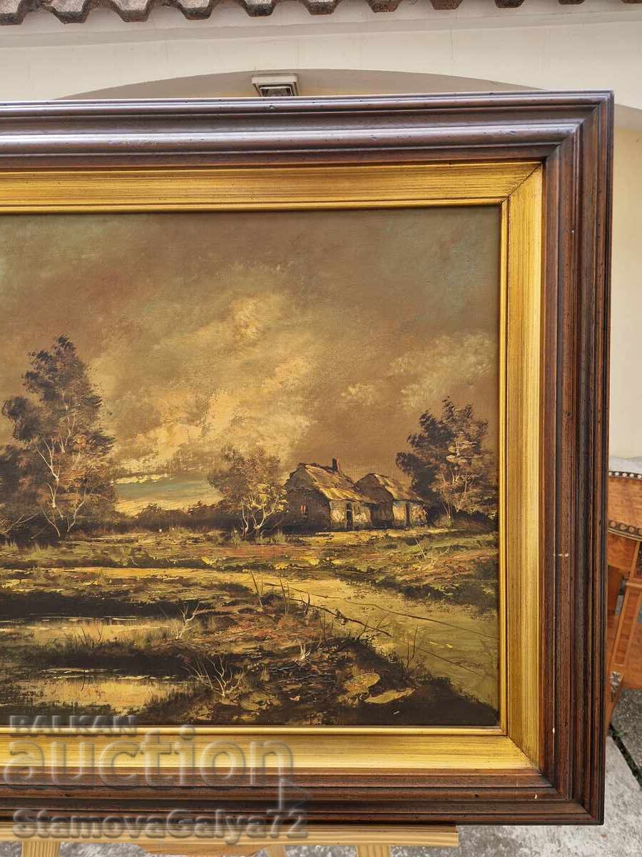 Delivery of Unique Masterful Original Oil Painting on Canvas