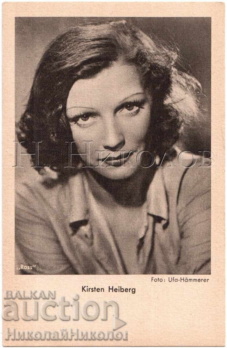 СТАРА КАРТИЧКА КИНО ФИЛМ АКТРИСА КИРСТЕН ХАЙБЕРГ Е343