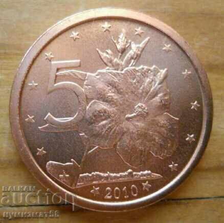 5 σεντ 2010 - Νήσοι Κουκ 5 σεντ 2010 - Νήσοι Κουκ