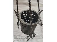 Veche candelă de bronz de casă