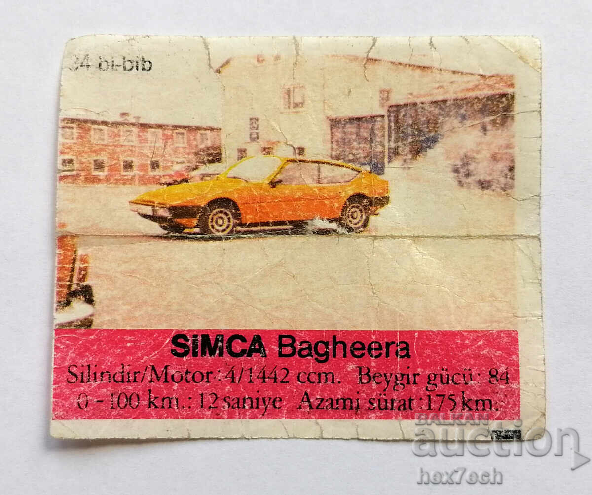 ❤️ ⭐ Imagine Bip-Bip 34 Simca Bagheera ⭐ ❤️