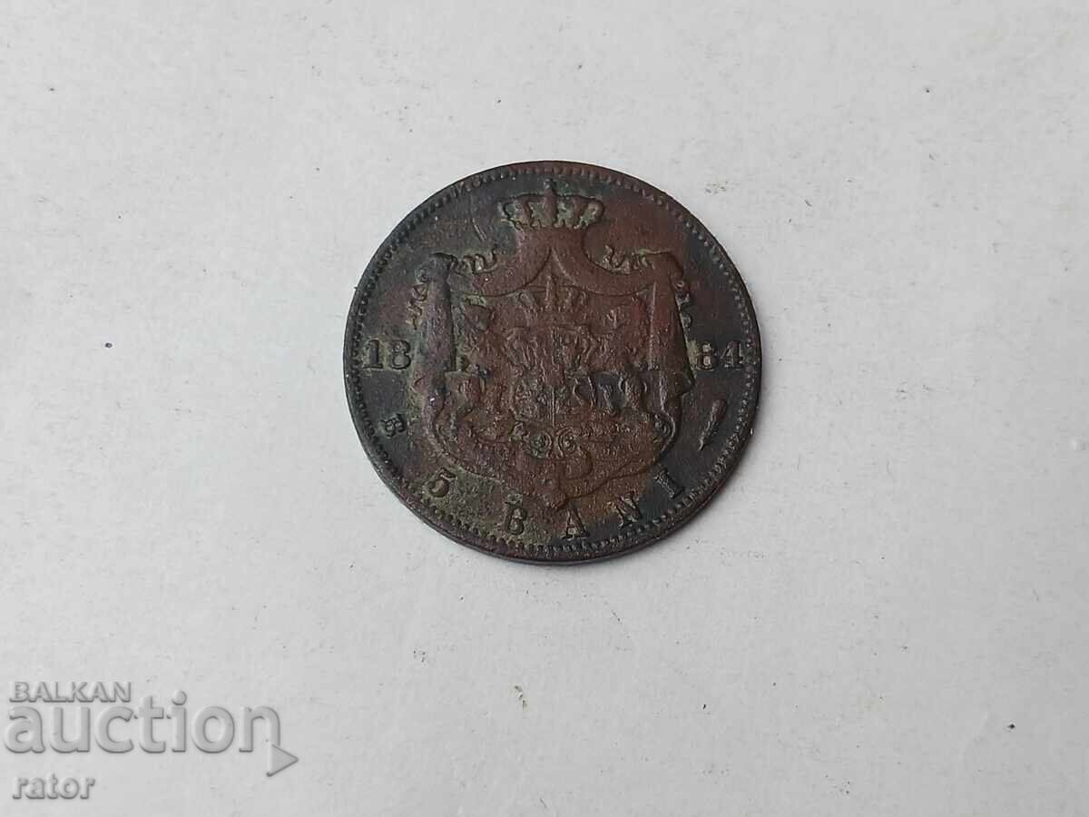5 Bani coin 1884 Romania with price 13.99 BGN | € 7.15 5 Bani coin 1884 Romania with price 13.99 BGN | € 7.15
