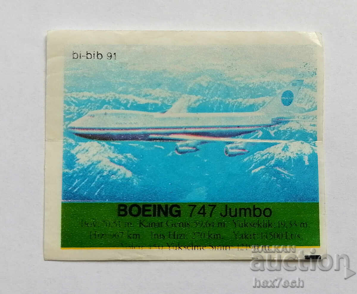 ❤️ ⭐ Picture Beep-Beep 91 Boeing 747 Jumbo ⭐ ❤️