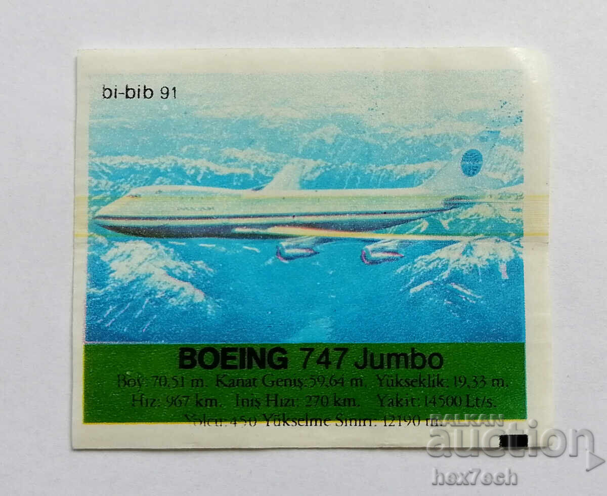 ❤️ ⭐ Picture Beep-Beep 91 Boeing 747 Jumbo ⭐ ❤️
