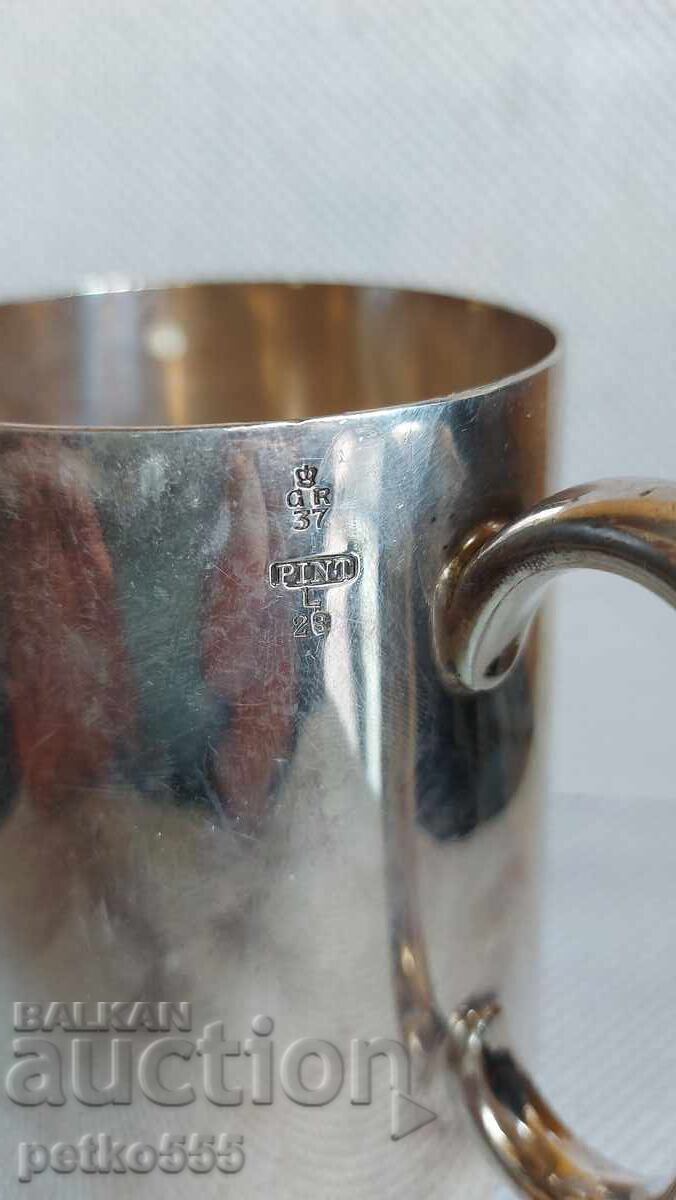 ΠΑΛΙΟ ΑΓΓΛΙΚΟ ΑΣΗΜΕΝΙΟ ΚΥΠΕΛΛΟ ΜΕΤΡΗΣΗΣ 1 ΠΙΝΤΑ - 6 ΠΑΛΙΟ ΑΓΓΛΙΚΟ ΑΣΗΜΕΝΙΟ ΚΥΠΕΛΛΟ ΜΕΤΡΗΣΗΣ 1 ΠΙΝΤΑ - 6