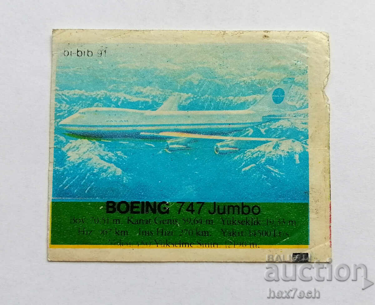 ❤️ ⭐ Picture Beep-Beep 91 Boeing 747 Jumbo ⭐ ❤️