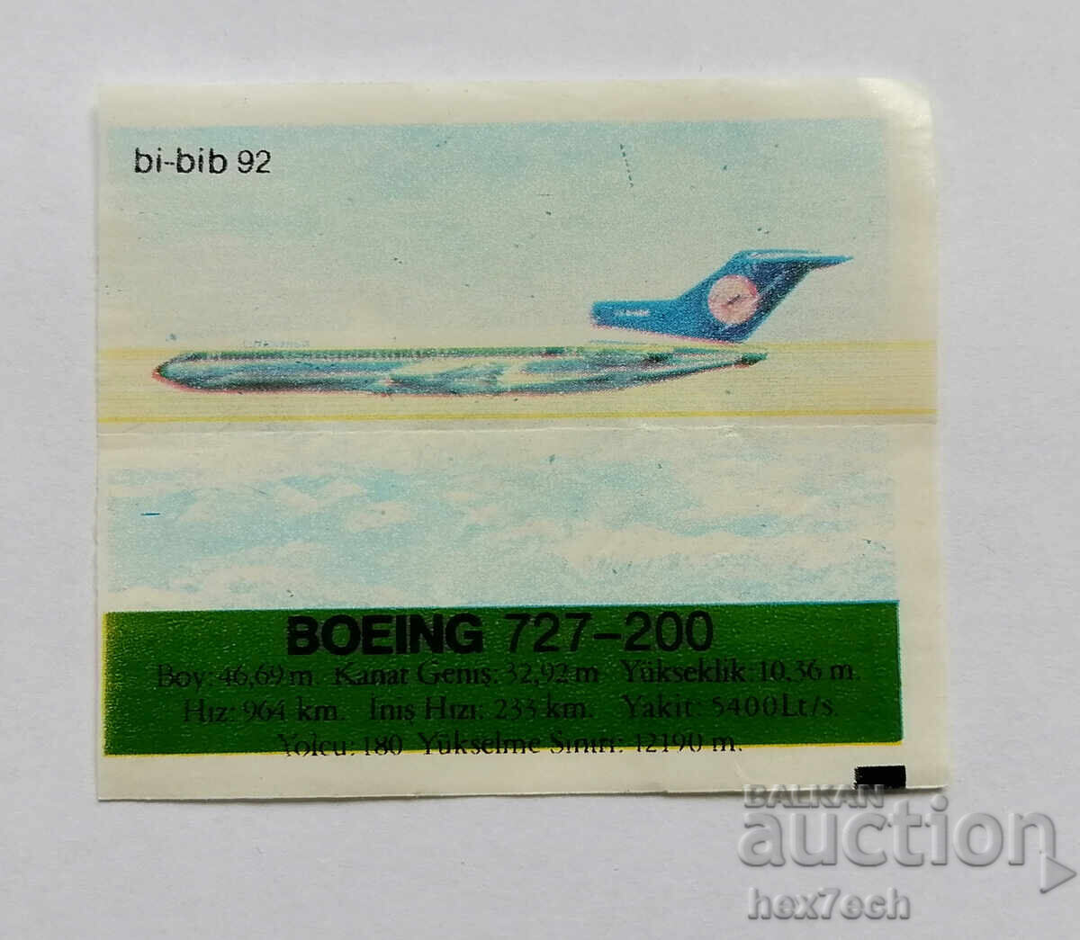 ❤️ ⭐ Picture Beep-Beep 92 Boeing 727-200 ⭐ ❤️