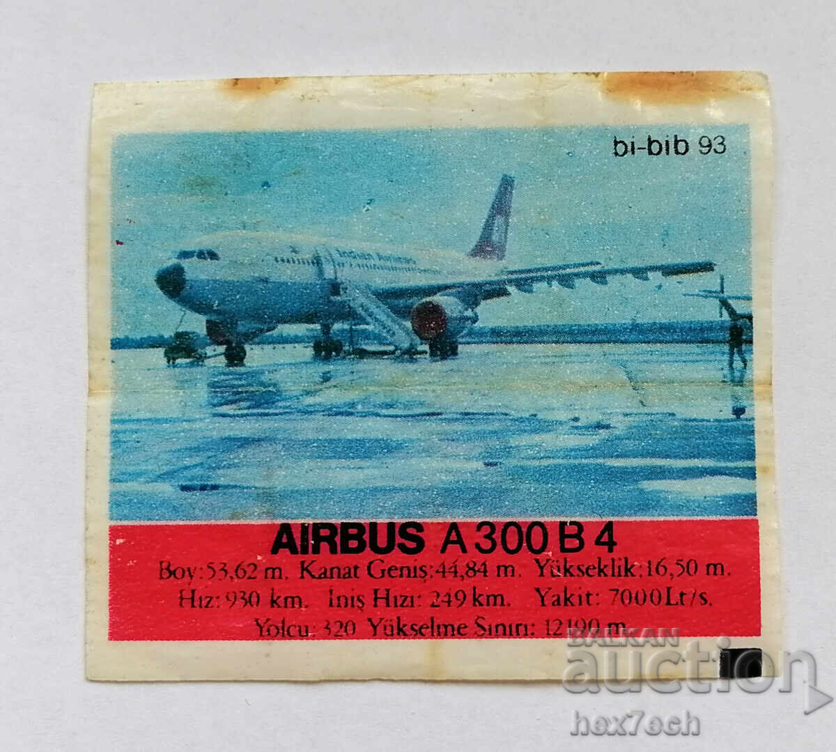 ❤️ ⭐ Imagine Bib-Bip 93 Airbus A300 B4 ⭐ ❤️