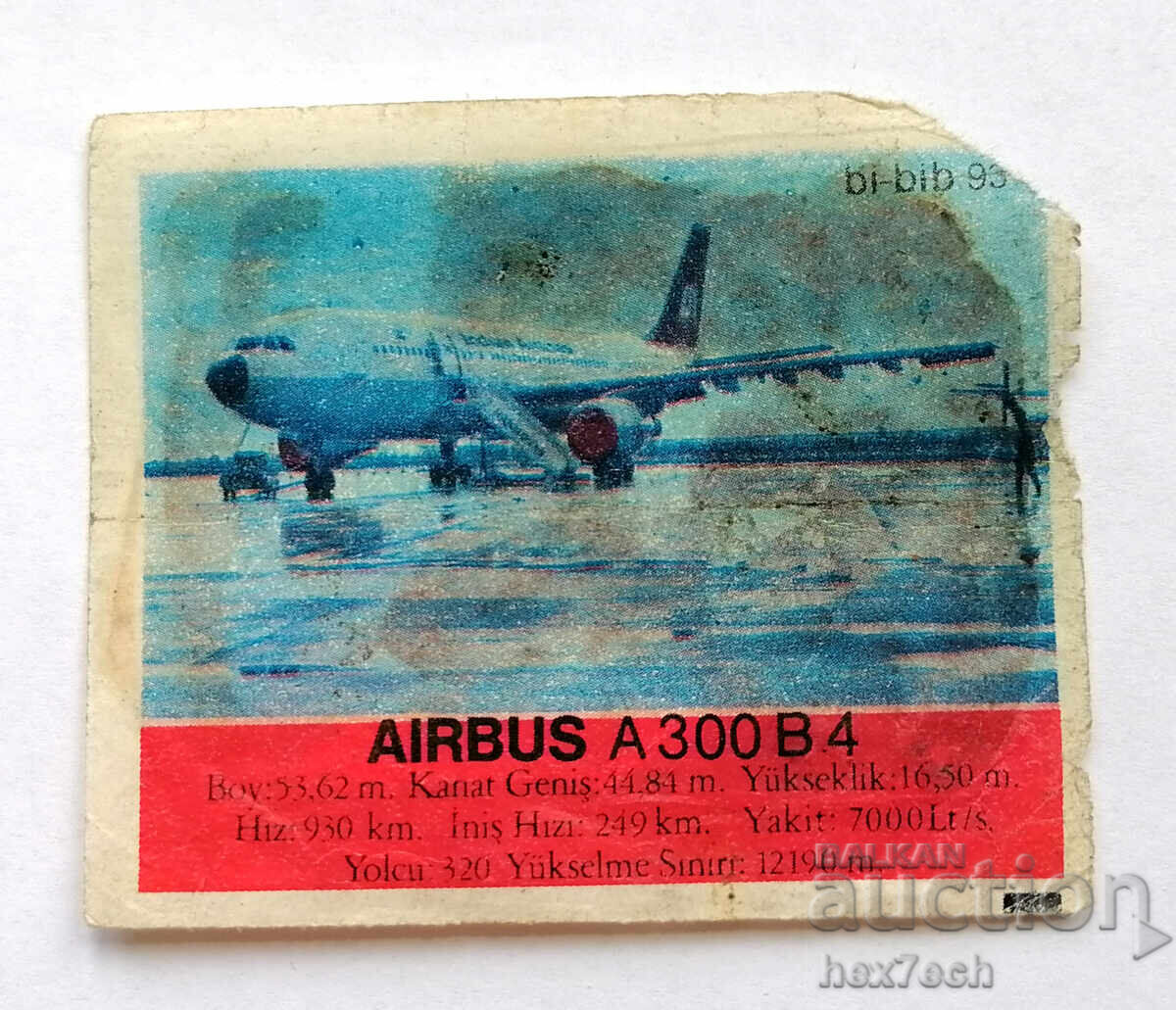 ❤️ ⭐ Imagine Bib-Bip 93 Airbus A300 B4 ⭐ ❤️