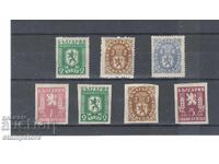 Δημοτικό ταχυδρομείο - Εραλδικός λέων σε ασπίδα - οδοντωτά και μη οδοντωτά