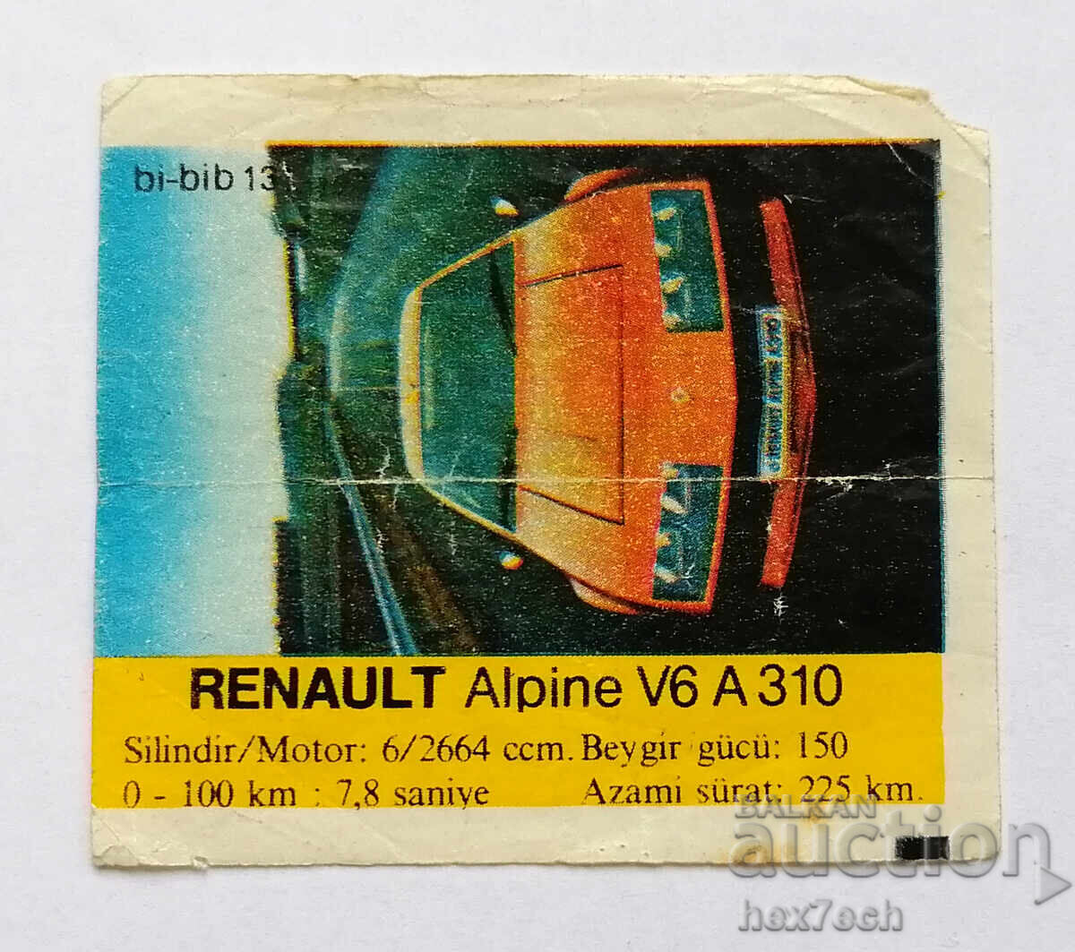 ❤️ ⭐ Picture Beep Beep 131 Renault Alpine V6 A 310 ⭐ ❤️