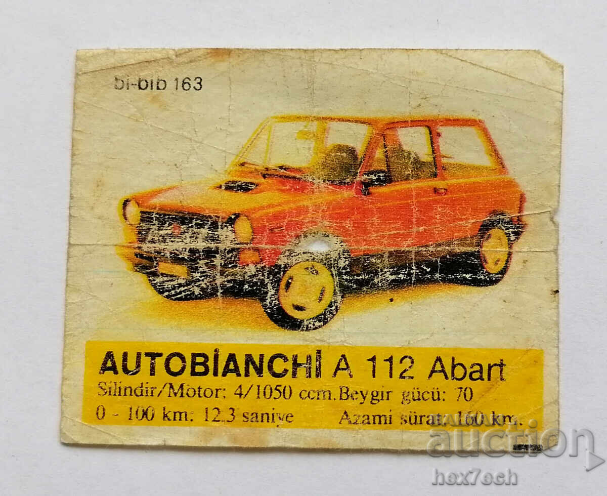 ❤️ ⭐ Картинка Би-Бип 163 Autobianchi  A 112 Abart ⭐ ❤️