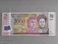 Bancnotă - Paraguay - 2000 pesos UNC | 2023