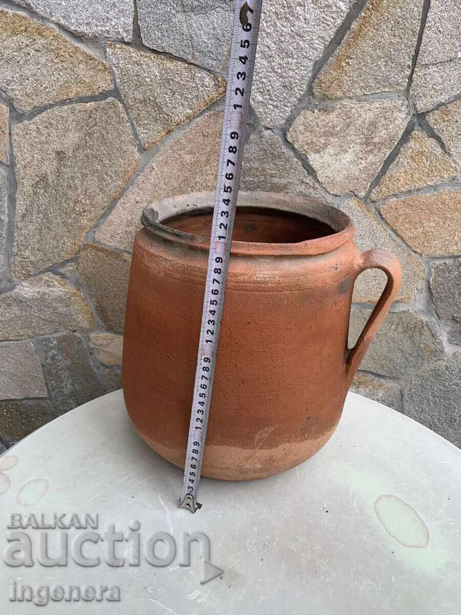 DELVA ANTIQUE CERAMIC PITCHER FOR INTERIOR OR USE with price 45.00 BGN | € 23.01